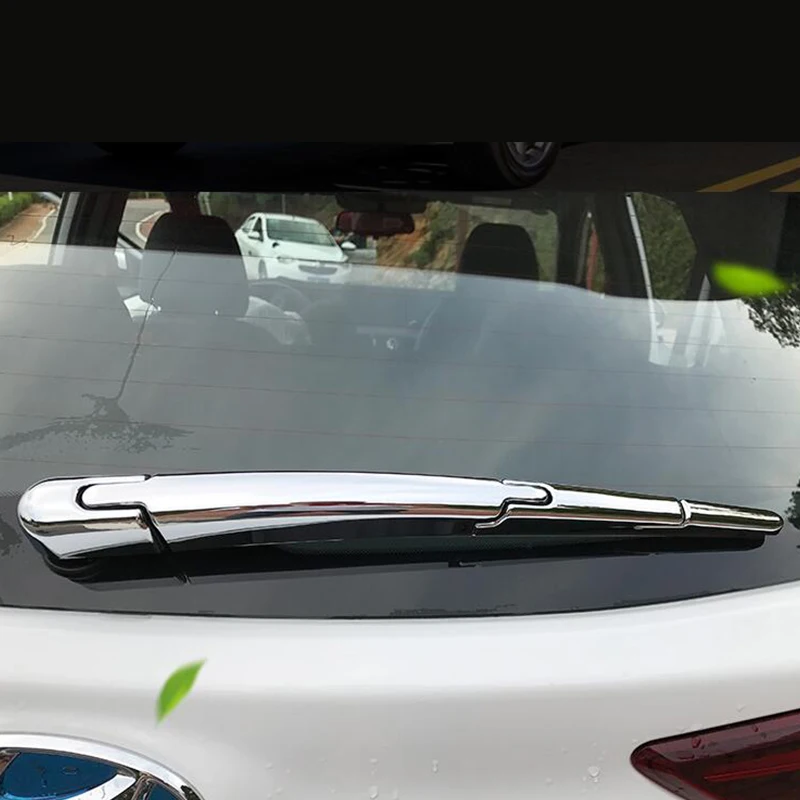 

For Hyundai Kona Encino 2018 2019 ABS Chrome car rear Wiper strip Cover Trim Exterior car styling Accessories 4pcs