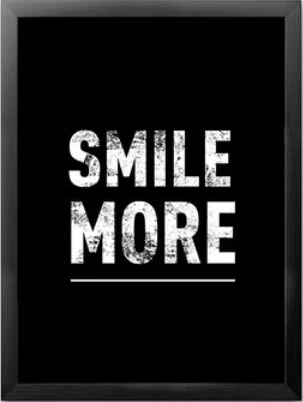 2pcs-lot-Smile-More-Worry-Less-Inspiration-Canvas-Painting-Poster-Wall-Stickers-Picture-For-Home-Decoration (1)