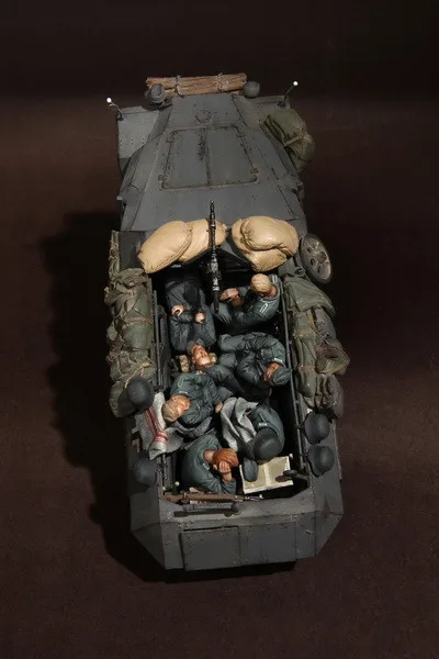 

1/35 Resin Figure Model Kit Unassambled Unpainted 258 NO CAR