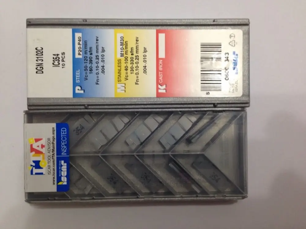 

ISCAR 10PCS CARBIDE INSERT DGN 3102C IC354