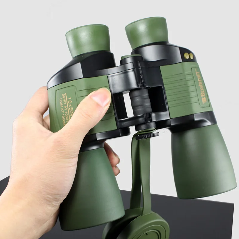 Оригинальный бинокулярный 10x50 высокомощный HD FMC телескоп светильник кой и