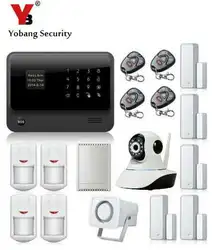 Yobang безопасности Беспроводной Камеры Скрытого видеонаблюдения видео безопасности GSM Автодозвон Офис PIR GSM сигнализация Системы GSM