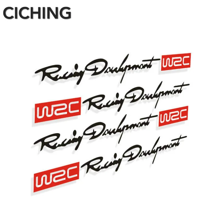 

4/sets Newest WRC Car Styling Door Handle Stickers for SsangYong Actyon Turismo Rodius Rexton Korando For KIA RIO Ceed For VW