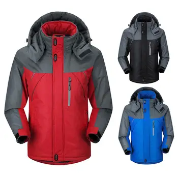 

Mounchain 2018 Men's women Outdoor Hiking Waterproof detachable Fleece Jacket Warm Windproof Snowboarding ski jackets male M-2XL