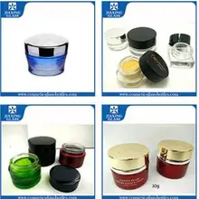 Косметическая упаковка на заказ 50 мл роскошные стеклянные банки контейнеры живопись стеклянная баночка для косметики