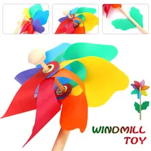 Полихроматическая детская ветряная мельница, развивающая детская ветряная мельница, забавная маленькая игрушка