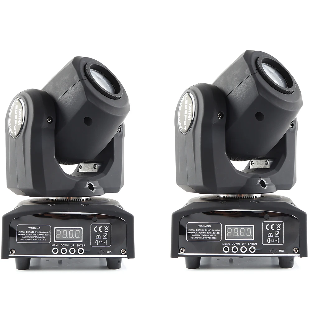 

2pcs/lot led spot moving head 30w mini led spot moving light rgb color and color mixing
