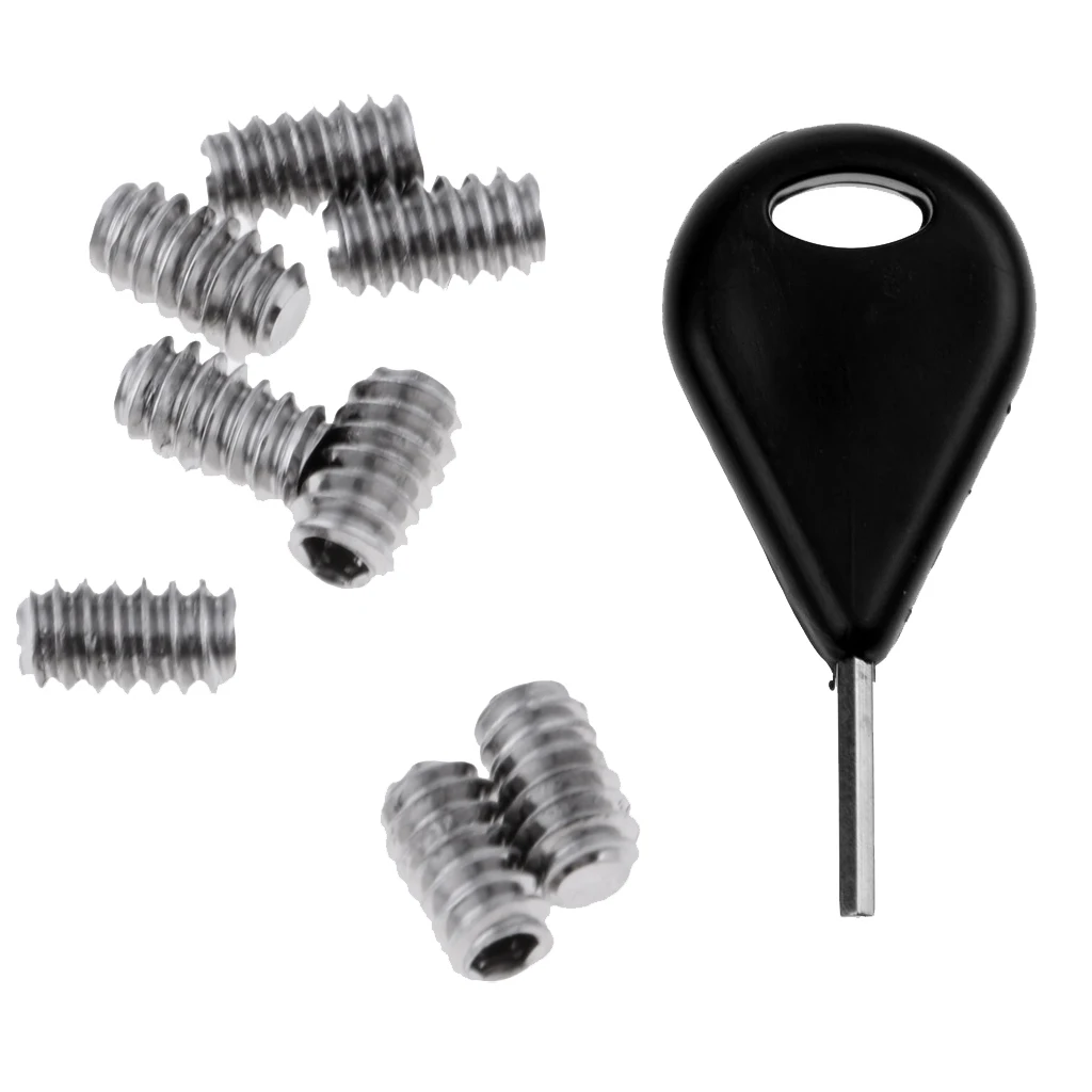 Surfboard Fin Key Surf Board Longboard Surfing Board Accessories + 10Pcs Grub Screws Surfing Surf Board Accessory for Fins