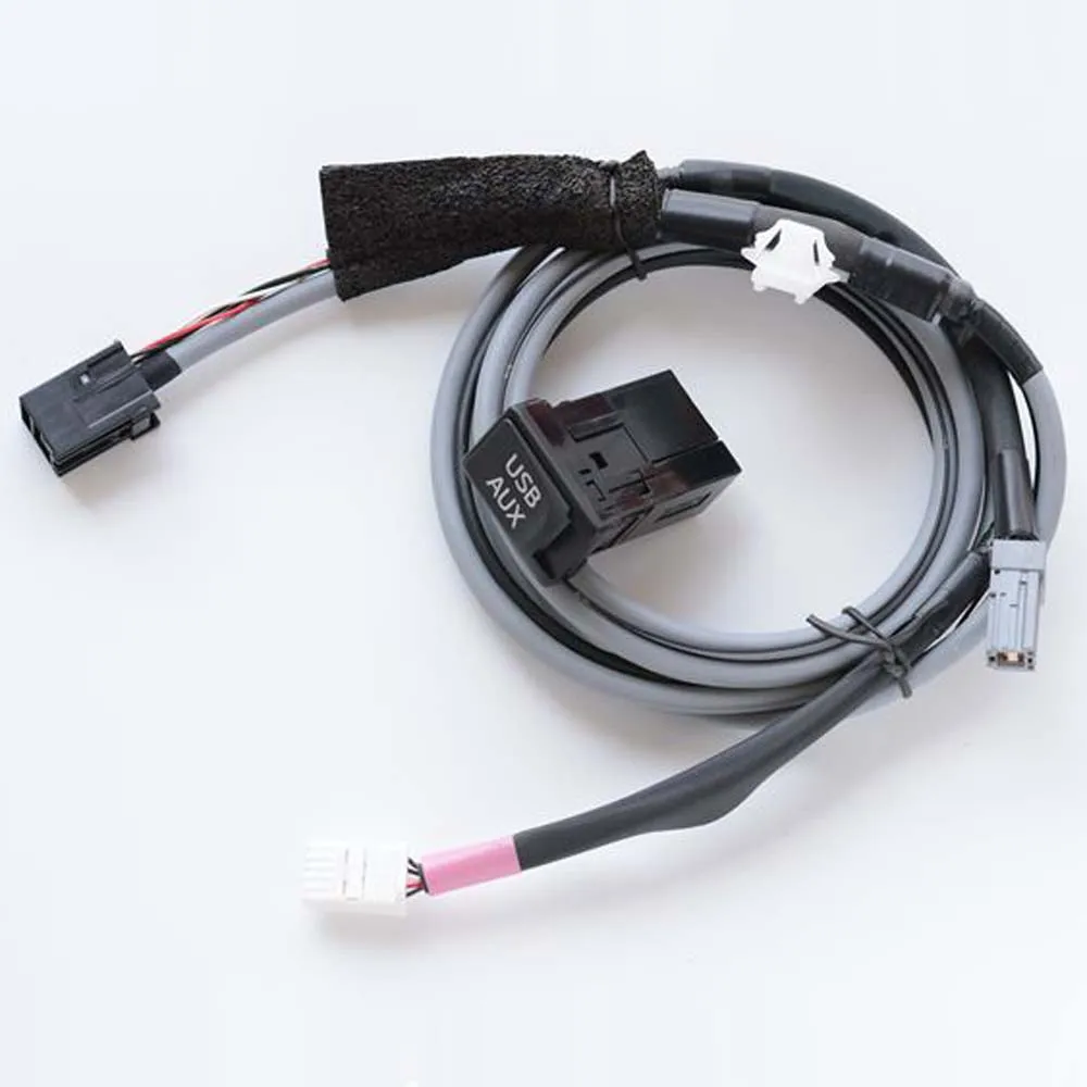 USB переключатель AUX входной кабель для Camry Highlander RAV4 Corolla Miusic Дата передачи|Кабели