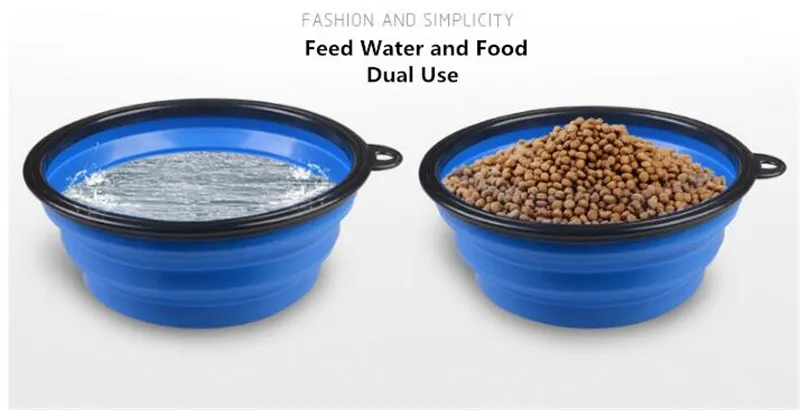 E28 2.5L большие складные миски для домашних животных силиконовая складывающаяся миска для домашних животных портативные миски для собак питьевая вода для собак миска для корма