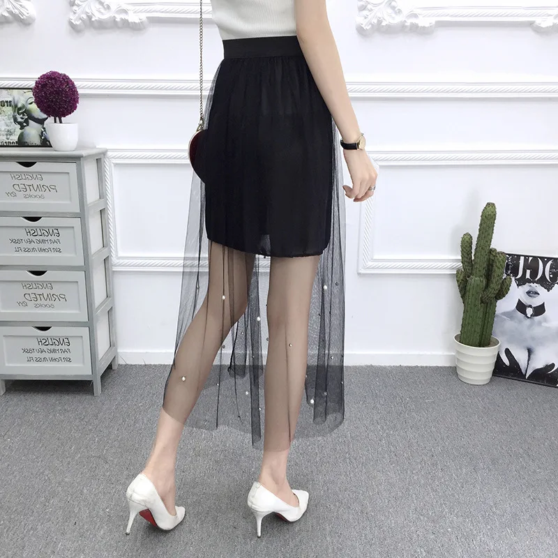 На шнуровке длинная юбка Женщины высокой талией Harajuku в Корейском стиле Женская длинная юбка плюс размер выдалбливать юбки офисные летняя