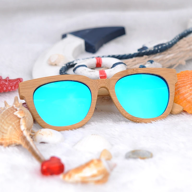Simple Retro Bamboo Wooden Sunglasses For Women And Mens (4)