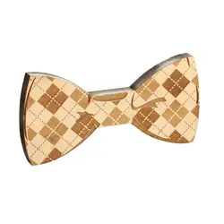 Лидер продаж Мода Деревянный для взрослых галстук-бабочка цветок камуфляж шаблон лук Вечерние деревянный лук галстук магнит Костюм