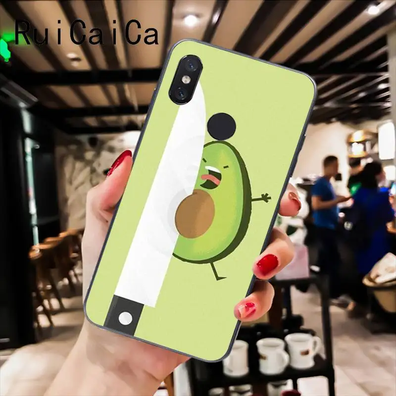 RuiCaiCa милый модный чехол для телефона с авокадо Xiaomi Mi 6 Mix2 Mix2S Note3 8 8SE Redmi 5 5Plus Note4 4X