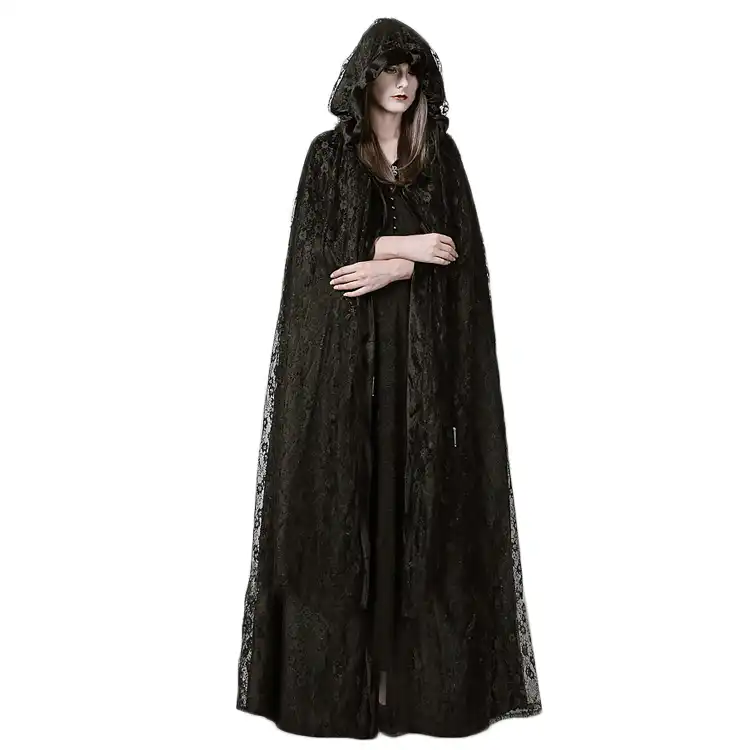 black lace cloak