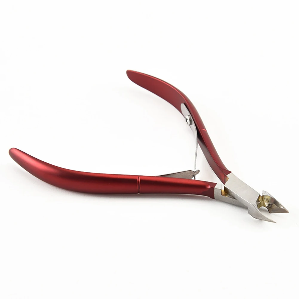 

Double Spring Dead Skin Practical Cutter Stainless Steel Nail Art Tweezer Manicure Scissor Clipper Remover Cuticle Nipper Tool