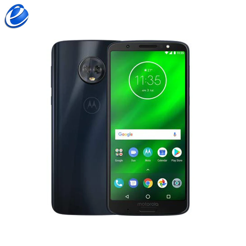 Разблокированный Оригинальный сотовый телефон Motorola MOTO G6 XT1925 с одной sim картой