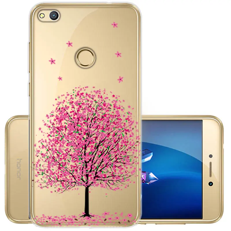 Painted Soft TPU Cover for Huawei P8 P9 Lite 2017 Clear Silicone Case Y5 Y6 2017 P Smart Honor 10 9 8X 9 lite Protective Fundas  (11)