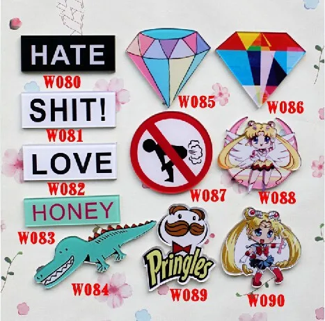 harajuku acrylic phone shell diy  accessories(4)