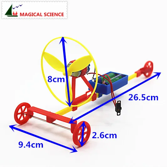 Веселый физический эксперимент, мощный гоночный автомобиль с воздушным приводом, материалы для самостоятельной сборки, обучающий комплект для дома и школы, лучший подарок для детей