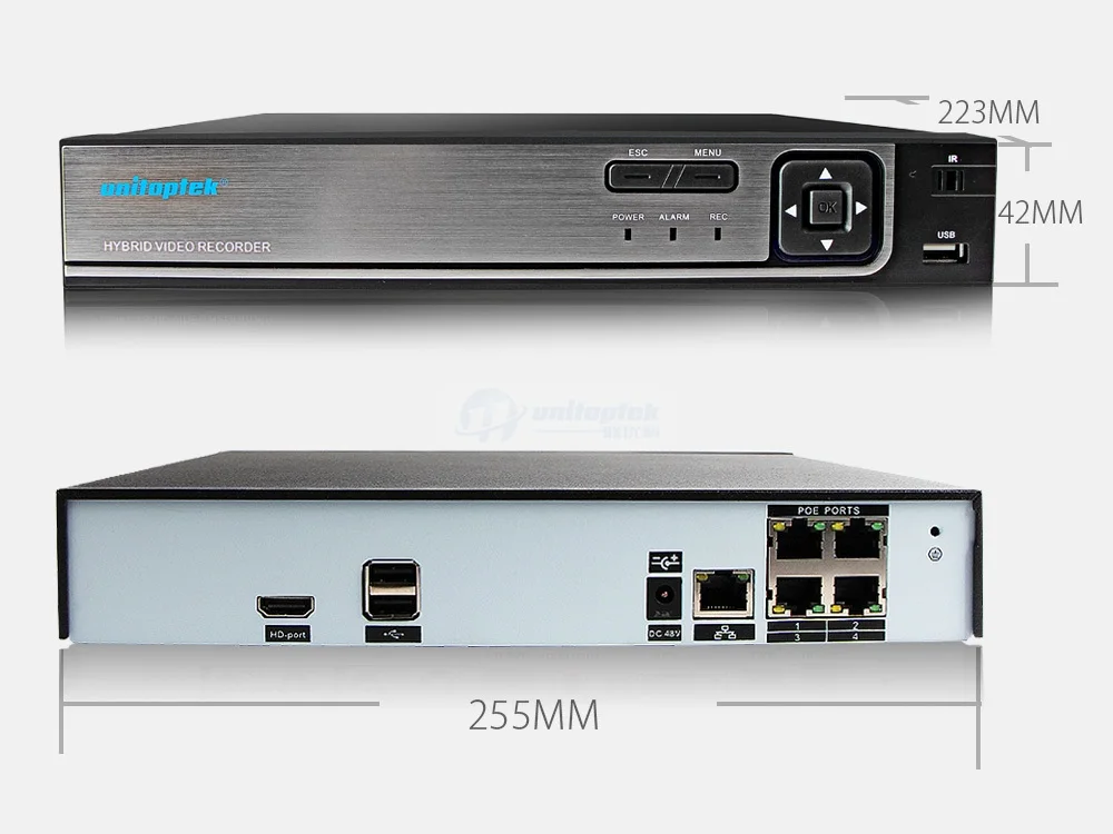 12 4ch 4mp ip camera kit 