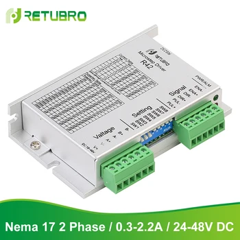 

Free Ship! Factory Direct Supply RETUBRO Stepper Motor Driver Nema 17 24-48V DC for 42mm flange stepping motor