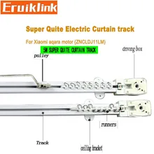 5 м качество автоматический электрический занавес трек для Xiaomi aqara/Dooya KT82/DT82 мотора, Супер Довольно занавес трек для умного дома