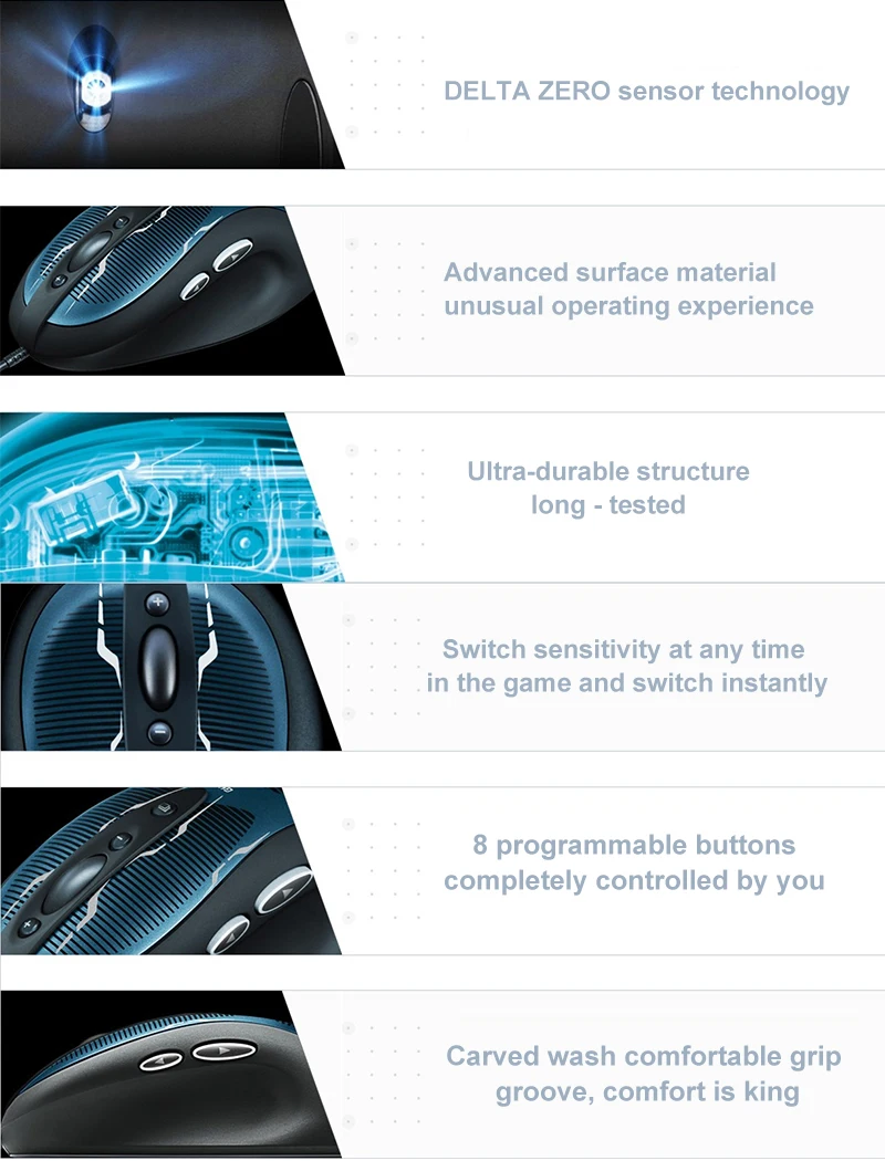 Logitech G400 gaming mouse 4
