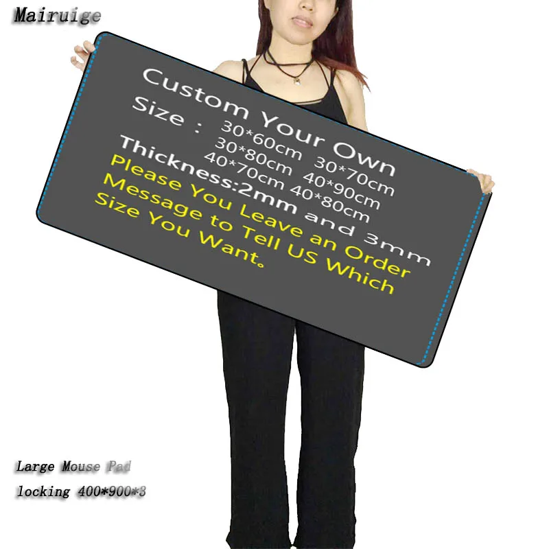  Mairuige 900*400*3MM Gun Mouse Pad PC Computer Laptop Gaming Mice Play Mat Mousepad For Large Game 