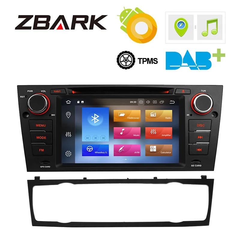 Best RAM 4G Android 8.0 Car DVD Player Stereo GPS for BMW E90 Sedan E91 Touring E92 Coupe E93 Convertible 2007 2008 2009 YH907002A 1