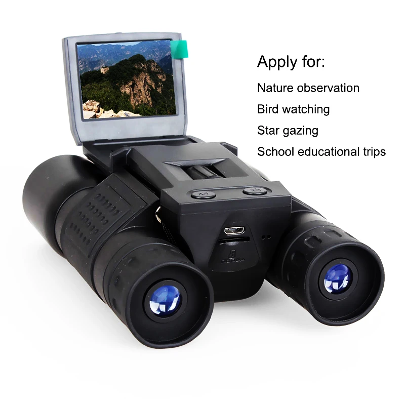 12X32 Zoom Binocular 720P digital Camcorder 2'' TFT video