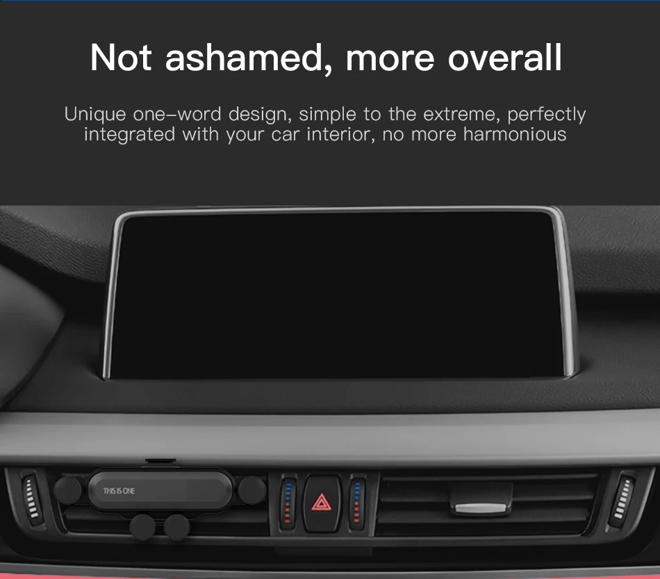!ACCEZZ Gravity Car Phone Holder Air Vent Mount Clip For iPhone XS Universal Mobile Phone Stand Support GPS in Car Auto Bracket (5)