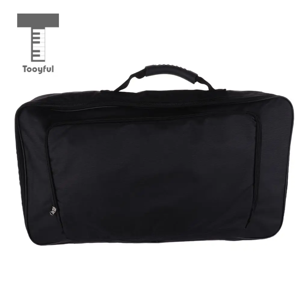 Tooyful Portable Big Storage Case Electric Guitar Effect Pedal Board Bag for Guitar Parts
