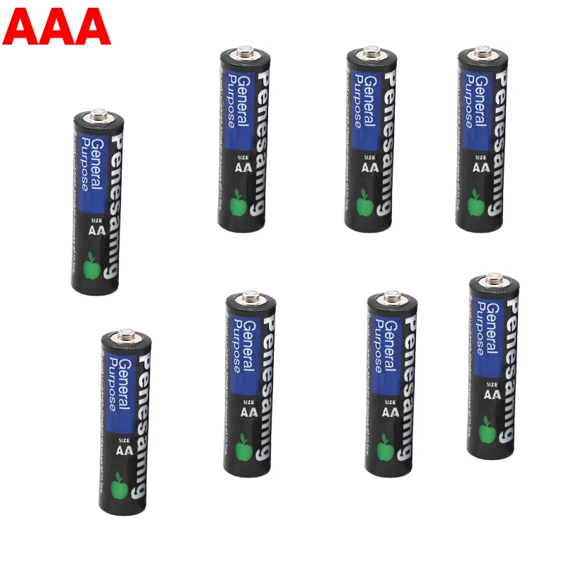 8 ~ 60 шт 1 5 V AAA батарея 3a Щелочная цинковая углеродная LR03 SUM4 и v aa 2a сухая
