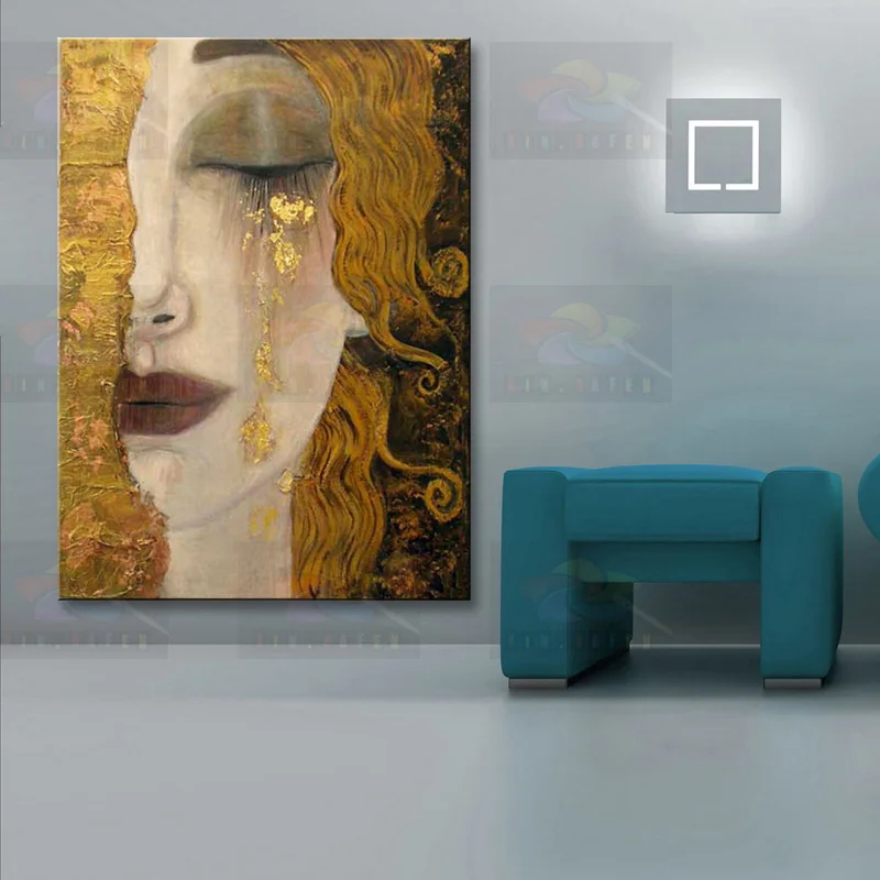 1pieces high-definition print Gustav Klim's mural canvas oil painting poster and wall art living room picture  GSTF-1 (3)