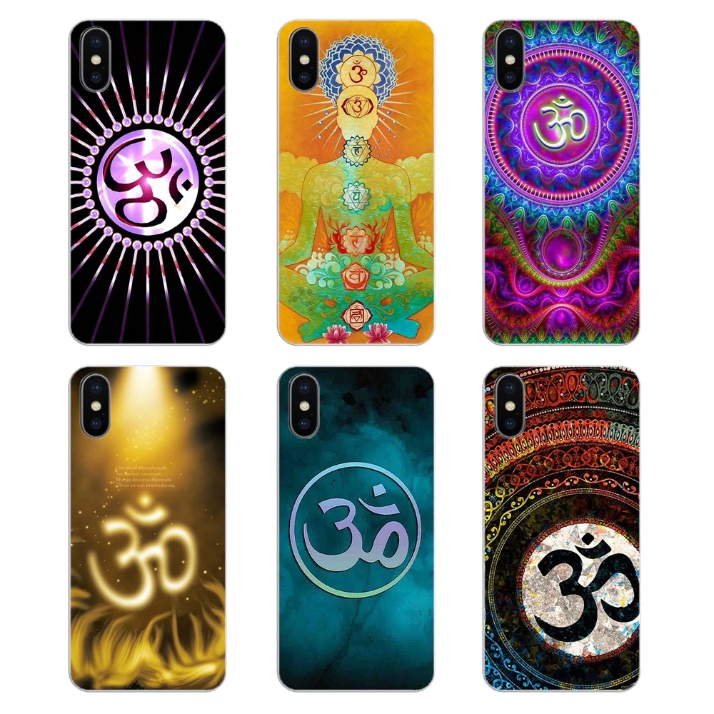 Soft Transparent Shell Covers Aum Om Symbol Yoga Print Art For Motorola Moto X4 E4 E5 G5 G5S G6 Z Z3 G3 C Play Plus |