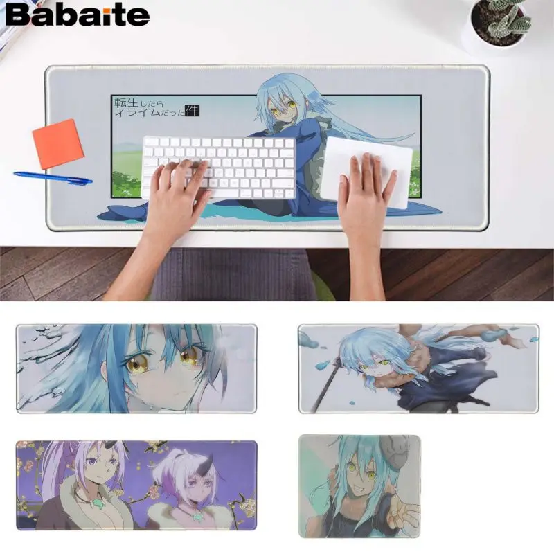 

Babaite Hot Sales About my reincarnation becomes a thing of slime Natural Rubber Gaming mousepad Desk Mat Free Shipping Large