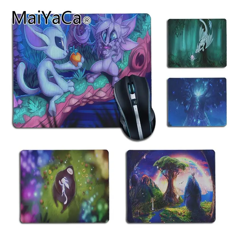 MaiYaCa New Designs ori and the blind forest game mouse pad Gaming mouse pad Non-Slip Laptop Computer PC gaming mat desk mat