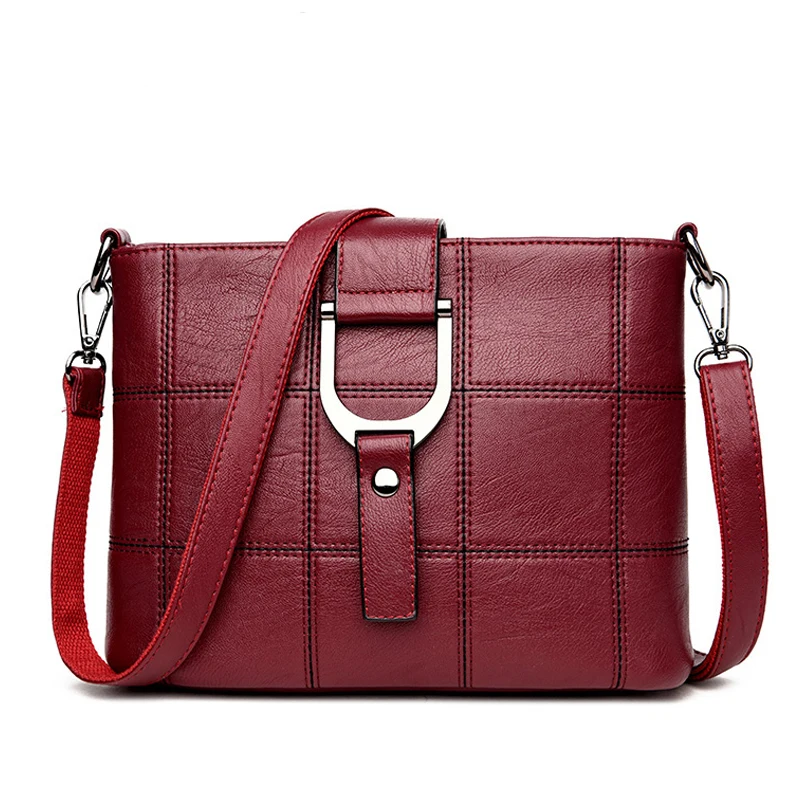  PHTESS Luxury Plaid Handbags Women Bags Designer Brand Female Crossbody Shoulder Bags For Women Lea - 32821428625