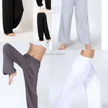 Высококачественные мужские Модальные штаны для йоги, спортивные штаны для занятий йогой, мужские Кунг-блумеры для кунг-фу, штаны для боевых искусств