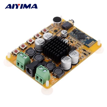 

Aiyima TDA7492 Audio Amplifier Board 2*50W Two Channel CSR86354.0 Bluetooth Digital Amplifier Board With Microphone