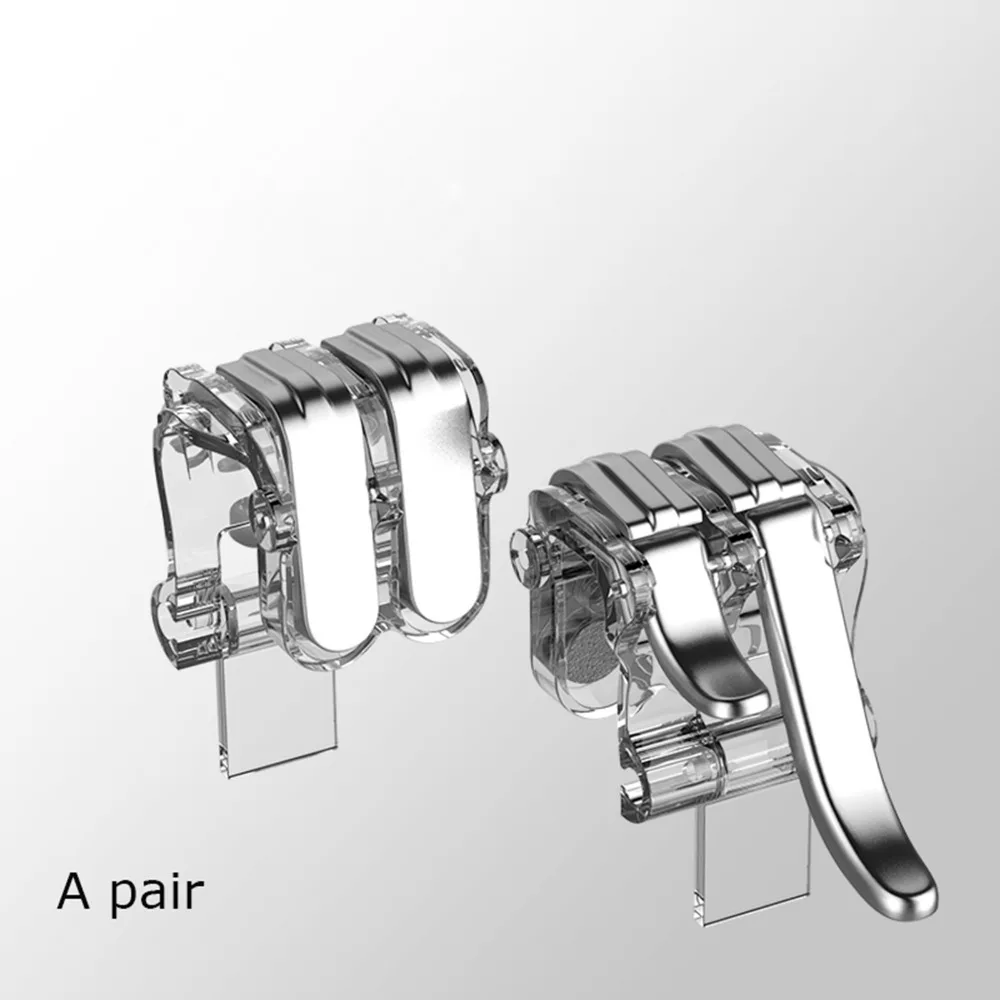  50pair W6 new concept six-finger linkage for PUBG Mobile Game Fire Button phone Gaming Trigger L1 R