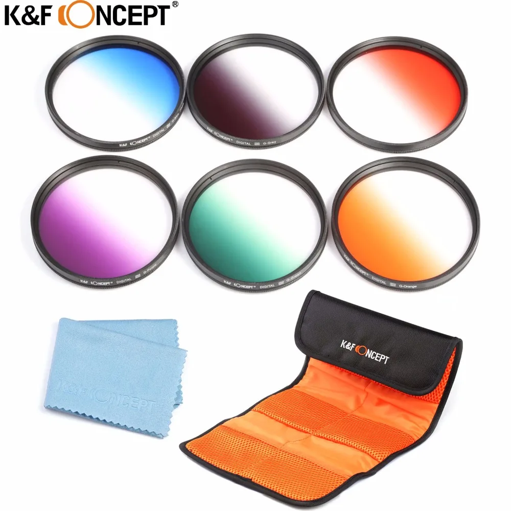 

K&F CONCEPT 58mm ND2 ND4 ND8 Lens Filter+UV CPL FLD+ Closeup Macro +1 +2 +4 +10 Filter Set for Canon 600D/for Nikon D5300 D3300