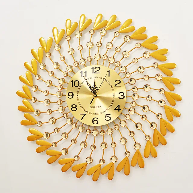 60x60cm Extra Large European Wall Clock Beautiful for Modern Living