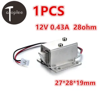 

1PCS Mini 12V 0.43A 28ohm Electromagnetic Lock For Door Windows Cases Cabinets Control System Electronic Locks