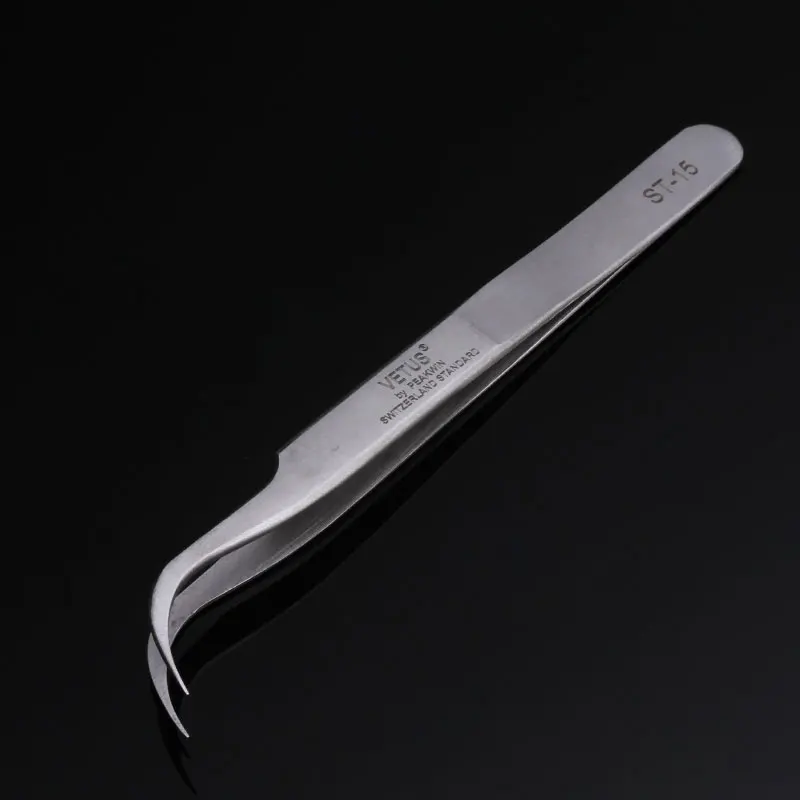 

Stainless Steel Tweezers Vetus ST-15 DIY Precision Curved Tweezers Outillage Repair Tools