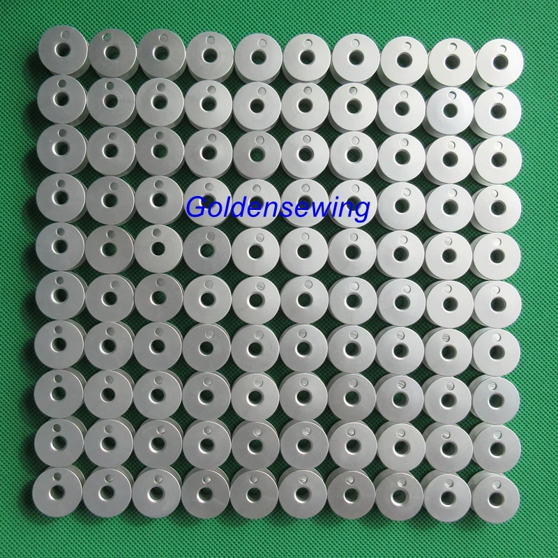 100 алюминиевые катушки для Consew 226225 SINGER 111212 W Juki LU 562 LH 515 # BO203470A|Швейные инструменты