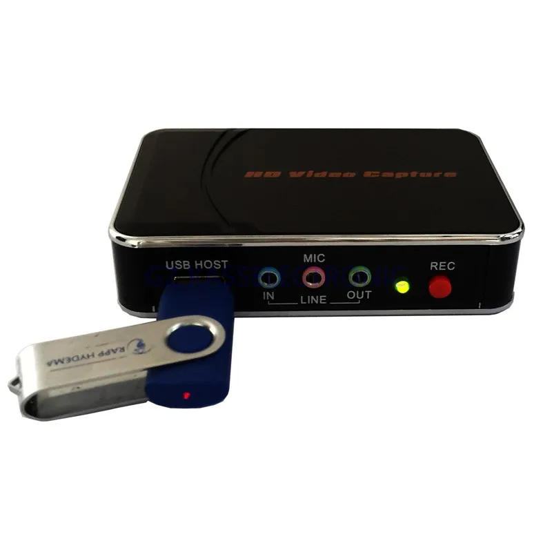

2017 New Video Capture Card HDMI, Record HDMI/YPbPr from set-top-box,computer,game box, vhs to USB Disk directly, Free shipping