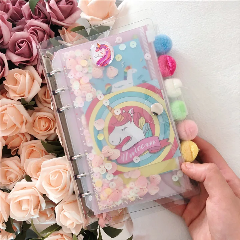 Plano de Dia Caçoa o Presente Jugal 2019 New Unicorn a6 Semana Planejador Caderno Espiral Mão book Papelaria Kawaii Diário Cadernos Memo Pad 23 espiral caderno mão-livro kawaii papelaria dia plano
