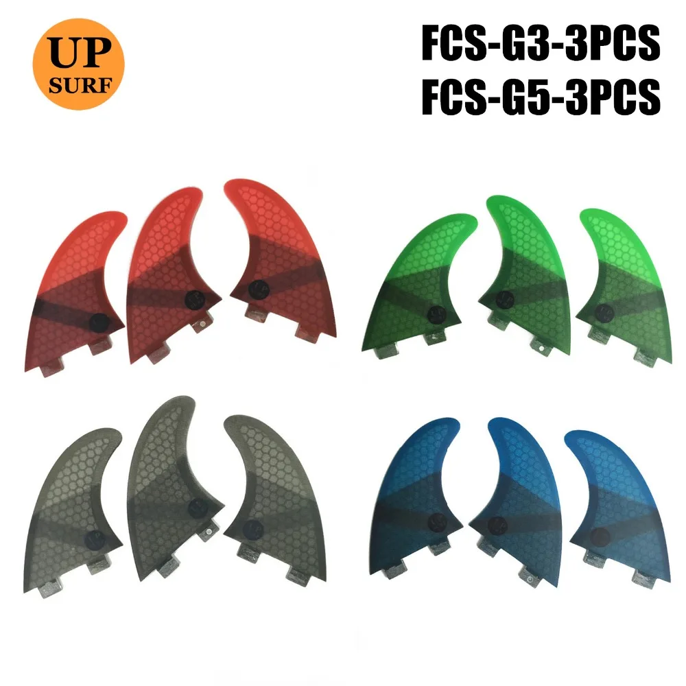 Доска для серфинга FCS плавник G7/G5/G3/K2.1 сотовый из стекловолокна плавники с
